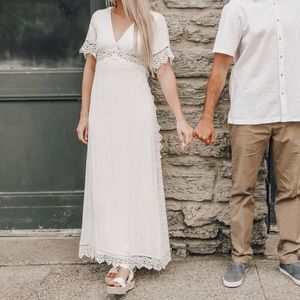 LuLu’s White Maxi Dress